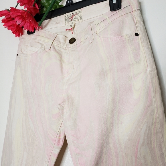 NEW Current Elliott Marble Taffy Cigarette Jeans Skinny Stiletto Ankle Summer - Picture 8 of 16